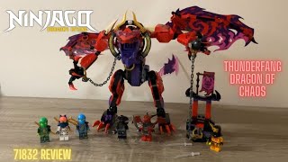 Lego Ninjago Dragons Rising | Thunderfang Dragon of Chaos | 71832 Review