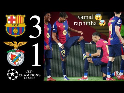 🔴 Benfica vs Barcelona 1-3 Extended Highlights | UEFA Champions League RoundOF 16