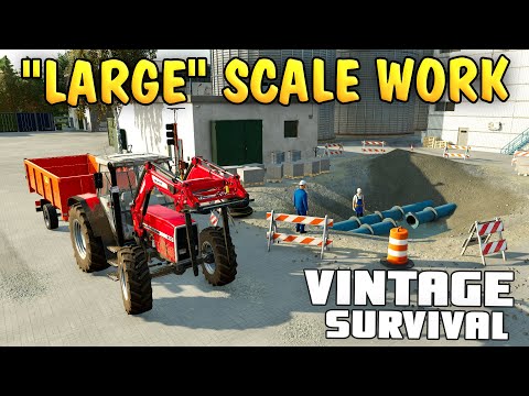 WORKING ON AN INDUSTRIAL SCALE 🤣 - Vintage Survival Farming Simulator 22 | Episode 15