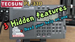 TECSUN PL - 330 SW Radio Three additional hidden / secret features. #radio