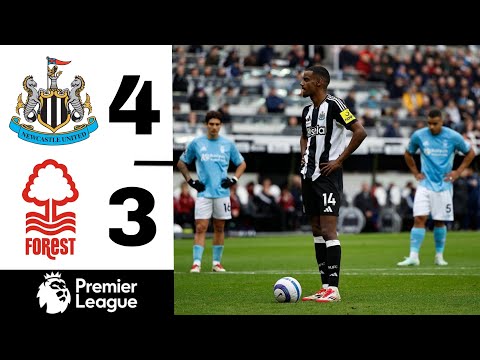 ⚫Newcastle United vs Nottingham Forest 4-3 | Premier League Highlights & Goals