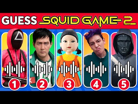 Guess SQUID GAME 2 Characters by Their Voice & Song 🔊🎶 Squid Game Season 2 Quiz 🦑 Thanos, Player 456