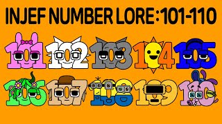 인제프 넘버로어 INJEF Number Lore (101-110)│Alphabet Lore meme