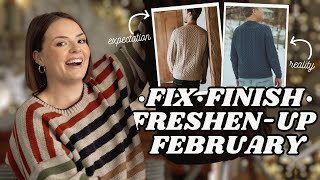 SO MANY FOs Coming Your Way! Let's Start Fresh! | KNITTING PODCAST | aka Nora Knits | Ep 72