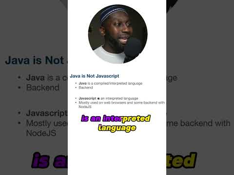 Java is NOT JavaScript