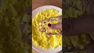 Homemade Natural Holi Color | Organic Yellow Gulaal | How to make holi colors