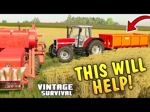 WILL WE EVER FINISH THIS JOB?!? - Vintage Survival Farming Simulator 22 | Episode 6