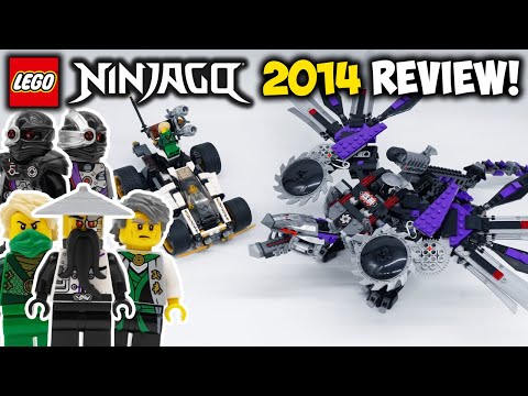 2014 Ninjago Nindroid MechDragon Review! Ninjago Rebooted Set 70725