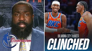 Perk reacts to OKC Thunder take down defending champions Celtics 118-112 to lock in a playoff berth