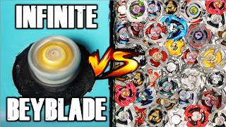 FOREVER SPINNING BEYBLADE vs 100 BEYBLADES