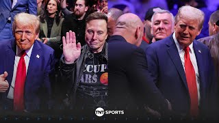 🇺🇸 President-elect Donald Trump arrives at Madison Square Garden alongside Elon Musk #UFC309 😮‍💨