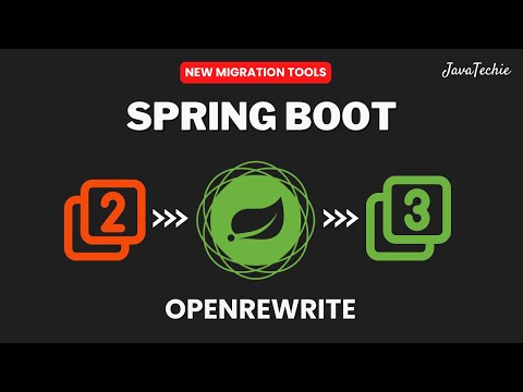 Automate Spring Boot 2.x to 3.x Migration With OpenRewrite  | @Javatechie