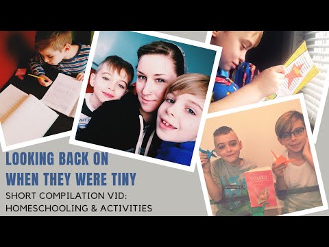 Homeschooling and Activities from When My Sons Were Tiny