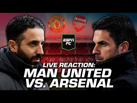 🔴 LIVE REACTION: Manchester United HOLD Arsenal 1-1 🔥 | Premier League | ESPN FC