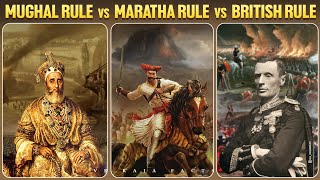 Mughal Empire vs British Empire vs Maratha Empire - Empire Comparison