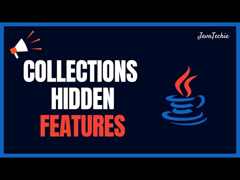 Java Collections Features | Exploring Hidden methods for Developers | @Javatechie