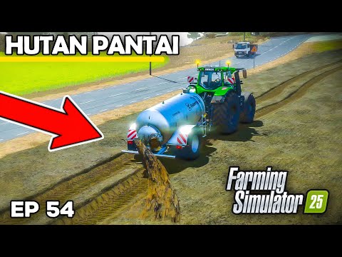 GOODBYE EXPENSIVE CHEMICALS, HELLO POOP | Farming Simulator 25 - Hutan Pantai | Episode 54