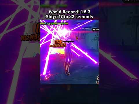 WORLD RECORD! 1.5.3 SHIYU 17 IN 22 SECONDS