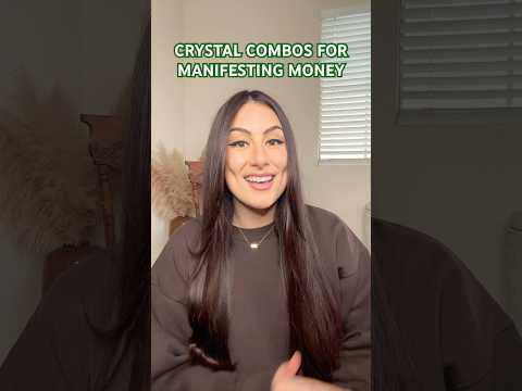 Manifest money with these crystal combos! 💸 #crystals #money #manifestation #shorts