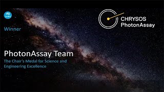 The Chrysos PhotonAssayᵀᴹ team wins the 2021 CSIRO Chair's Medal