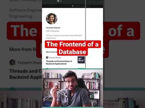 The Frontend of a Database