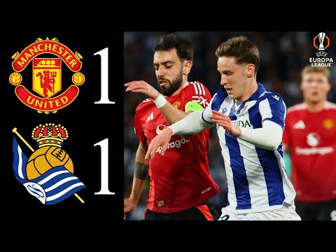 🔴 Real Sociedad vs Manchester United 1-1 | Extended Highlights | Europa League Round of 16