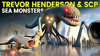 Trevor Henderson SCP & Sea Monsters Size Comparison | SCP 169 VS BEHEMOTH