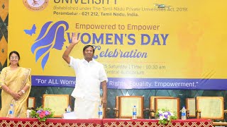 Dhanalakshmi Srinivasan University | Womens Day Celebration 2025