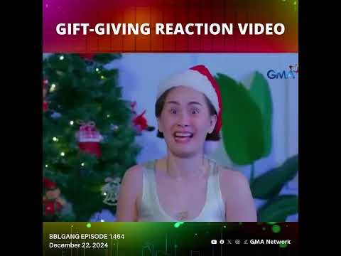 Bubble Gang: Eva's Gift-Giving Reaction Vlog