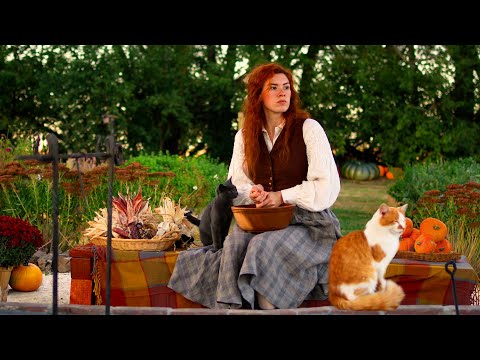 A Cozy Country October 🎃 Vintage Halloween Candy Recipes, Decor, Pumpkin Farm 🍂 ASMR Cooking