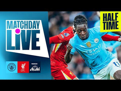 Liverpool lead 2-0 at half-time against City | Premier League | MatchDay Live