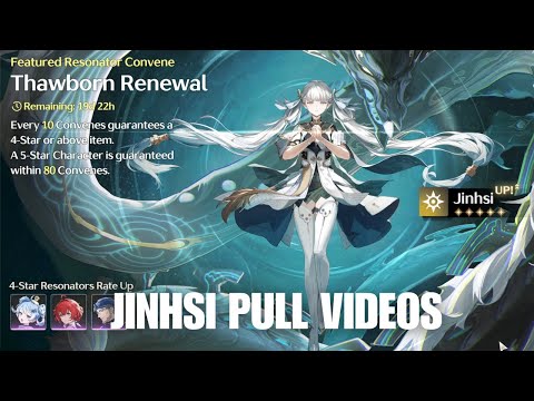 My first WuWa pull video: Jinhsi, The Grand Magistrate