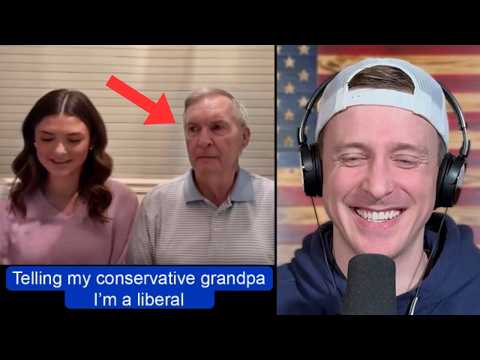 She told her Conservative Grandpa she's Liberal, his reaction is priceless! | TRY NOT TO LAUGH #195