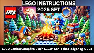 LEGO INSTRUCTIONS: Build the ACTION-PACKED Sonic's Campfire Clash 77001 – A Sonic Adventure Awaits!