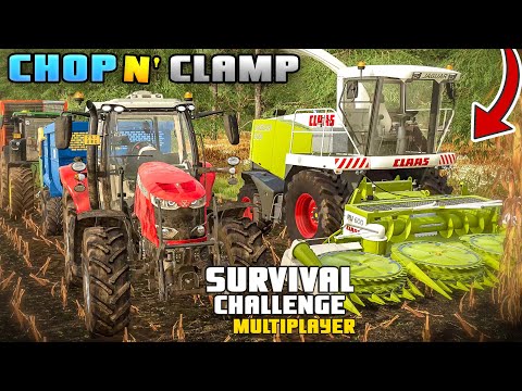 CHOP N' CLAMP | Survival Challenge CO-OP | FS22 - Episode 69