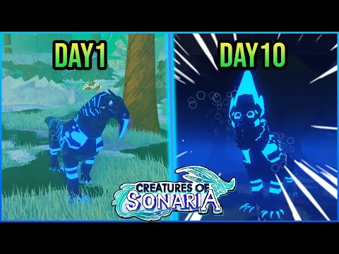 เอาชีวิตรอด 10 วันกับ hygos │roblox creatures of sonaria ไทย