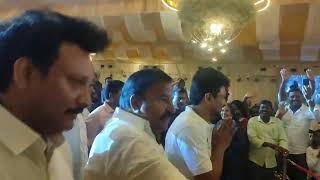 Udhayanithi Stalin Entry | Deputy CM of TN | Dhanalakshmi Srinivasan Family's Marriage Reception