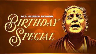 M.S. Subbulakshmi Birthday Special | Divine Carnatic Gems | Sambho Mahadeva | He Govinda He Gopal