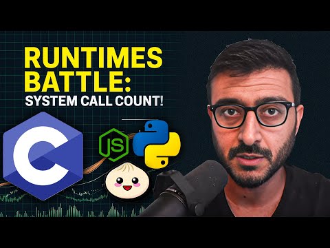 How many kernel system calls do runtimes make?