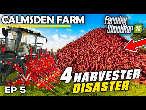 BAD CHOICE LEADS TO GREATNESS! 16 REAL WORKERS | Farming Simulator 25 - Calmsden | Episode 5