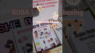 DIY BOBA TEA KIT UNBOXING🧋