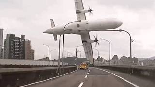 Animation vs Real Life - TransAsia Flight 235 #planecrash