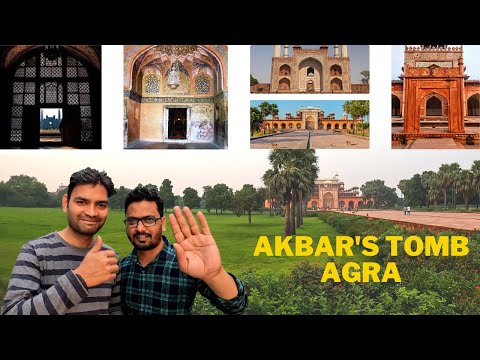 Akbar Tomb at Sikandra Agra | Tomb Of Akbar The Great | अकबर का मकबरा | Agra Utter Pradesh