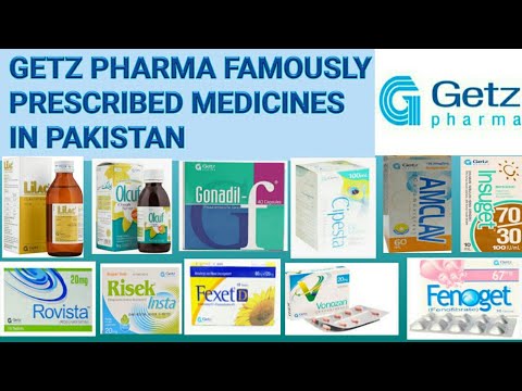 Getz Pharma Medicines in Pakistan | Dr Ahmed Bukhari