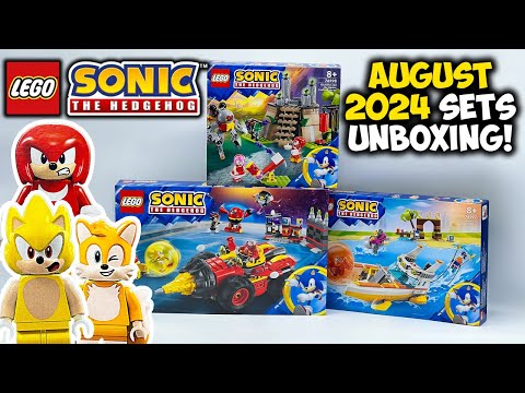 I got the NEW Lego Sonic the Hedgehog August 2024 Sets EARLY! 🤯