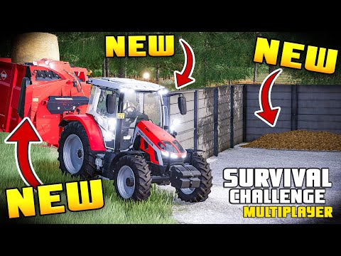 I SPENT ALL OUR MONEY ON NEW STUFF 😬 | Survival Challenge CO-OP | FS22 - Episode 78