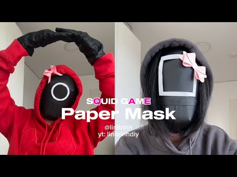 Squid Game Paper Mask - Circle Mask - Square Mask