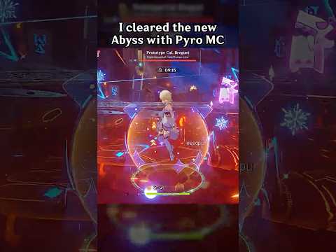 I CLEARED THE NEW ABYSS WITH PYRO MC