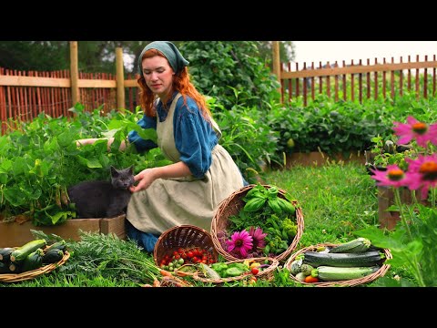 Let's Make Zucchini Ikra 🥒 Summer Days in the Country, ASMR Cooking