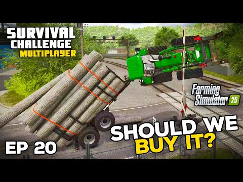 SHOULD WE BUY IT? | Farming Simulator 25 - Survival Challenge | Episode 20